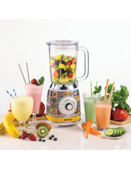 ARIETE Blender Vintage Positano 1.5L 1000W 4 Vitesses