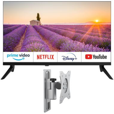 PACK EQUINOXE Téléviseur 32" Smart Android Officiel Camping-car + Support TV