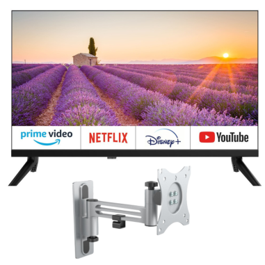 PACK EQUINOXE Téléviseur 32" Smart Android Officiel Camping-car + Support TV