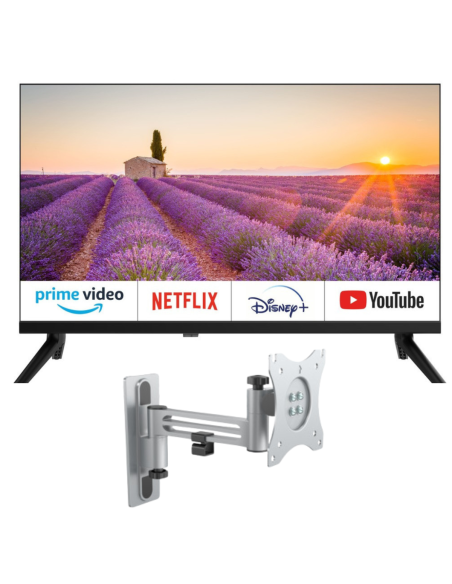 PACK EQUINOXE Téléviseur 32" Smart Android Officiel Camping-car + Support TV