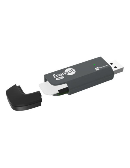 Clé TV Fransat UHD CI+ 2.0 – Réception TNT HD et 4K sans décodeur
