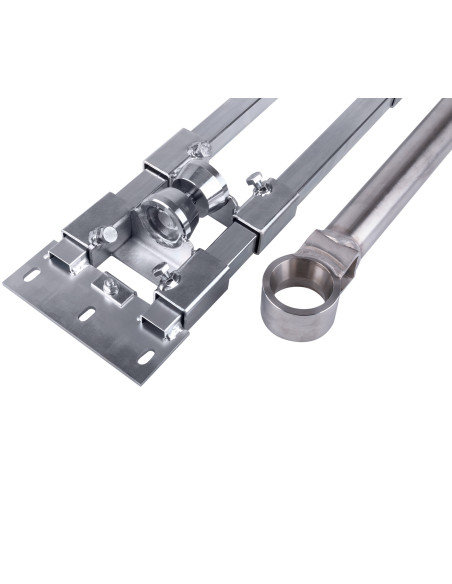 Herkules E48-900 Support Charpente acier inoxydable Mât 90 cm