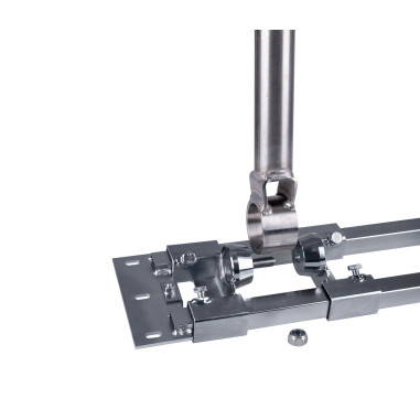 Herkules E48-900 Support Charpente acier inoxydable Mât 90 cm