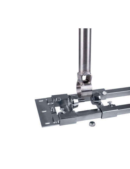 Herkules E48-900 Support Charpente acier inoxydable Mât 90 cm