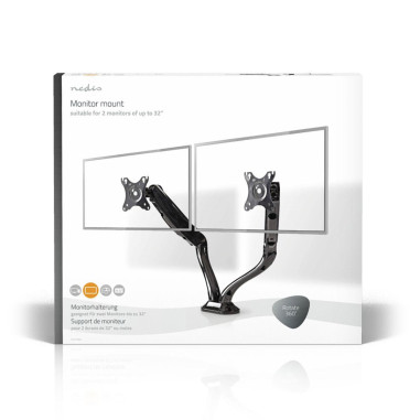 Support de Moniteur de bureau  2 écran(s)  10-32   75x75 / 100x100  Mo