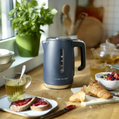 RIVIERA & BAR Bouilloire Inox Bleu 1L 2000W