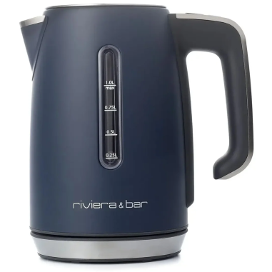 RIVIERA & BAR Bouilloire Inox Bleu 1L 2000W