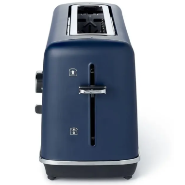 RIVIERA & BAR Grille-pain Inox Bleu 1 Fente extra-longue