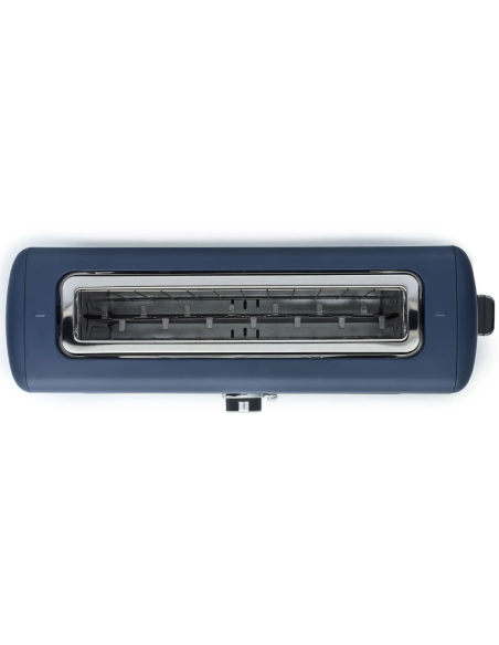 RIVIERA & BAR Grille-pain Inox Bleu 1 Fente extra-longue