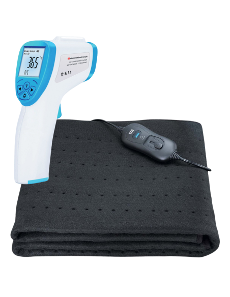 PACK MELISSA Couverture chauffante 80x150cm + Thermomètre IR sans contact