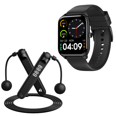 PACK Sport Nedis Corde à sauter bluetooth+ Montre Connecté intelligente SmartLife