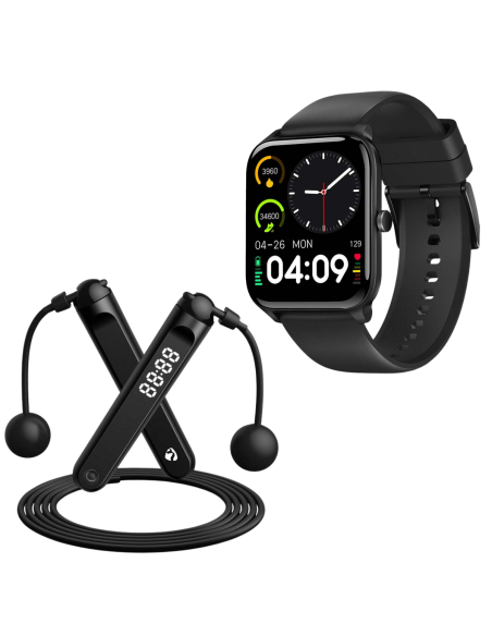 PACK Sport Nedis Corde à sauter bluetooth+ Montre Connecté intelligente SmartLife