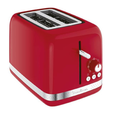 MOULINEX Grille-pain 2 fentes Rouge - Soleil - LT300510
