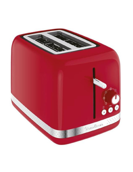 MOULINEX Grille-pain 2 fentes Rouge - Soleil - LT300510