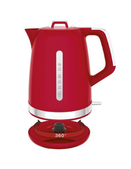 MOULINEX Bouilloire 1.7 L Rouge - Soleil - BY320510