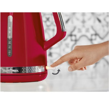 MOULINEX Bouilloire 1.7 L Rouge - Soleil - BY320510