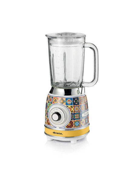ARIETE Positano Bouilloire 1.7L + Grille-pain 2 fentes + Blender 1.5L