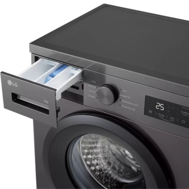 LG Lave-linge hublot 9kg 1400trs/min Moteur Smart Inverter