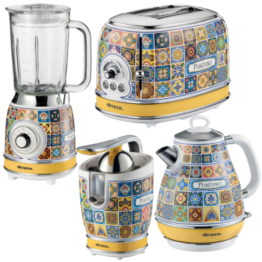 ARIETE Positano Bouilloire + Grille-pain + Presse-agrumes + Blender