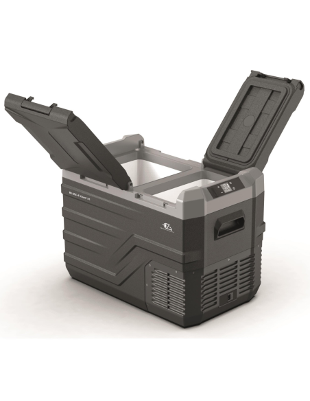 EZA Glacière à compression Blizz-E Dual 39 litres +  EZA Adaptateur 12/220 Volts