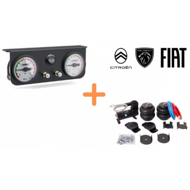 ANTARION Kit de Suspensions Pneumatiques 8" Fiat / Citroën / Peugeot