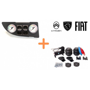 ANTARION Kit de Suspensions Pneumatiques 6" Fiat / Citroën / Peugeot
