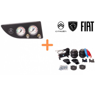 ANTARION Kit de Suspensions Pneumatiques 6" Fiat / Citroën / Peugeot