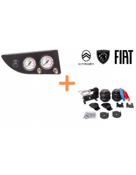 ANTARION Kit de Suspensions Pneumatiques 6" Fiat / Citroën / Peugeot