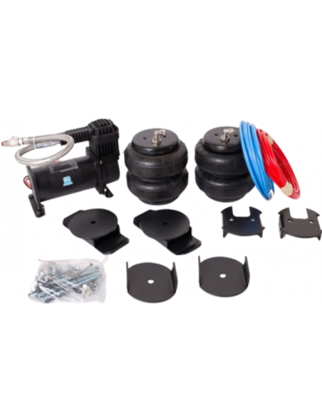 ANTARION Kit Suspensions Pneumatiques 7'' Fiat / Citroën / Peugeot Manomètre Universel