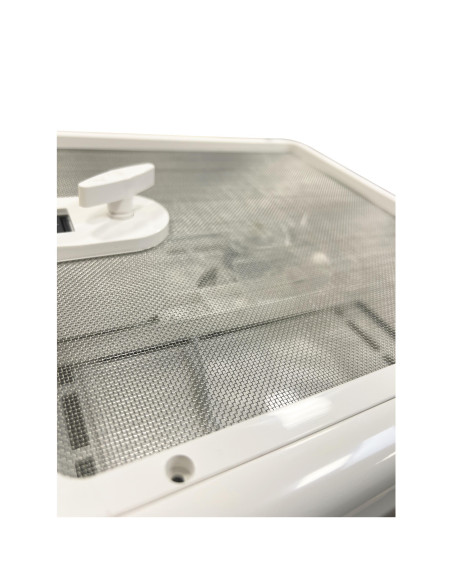 Conversion Van Lanterneau 28x28 avec ventilateur Blanc