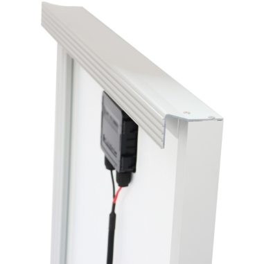 ANTARION Panneau solaire 130W + Régulateur MPPT 10A + Kit de pose
