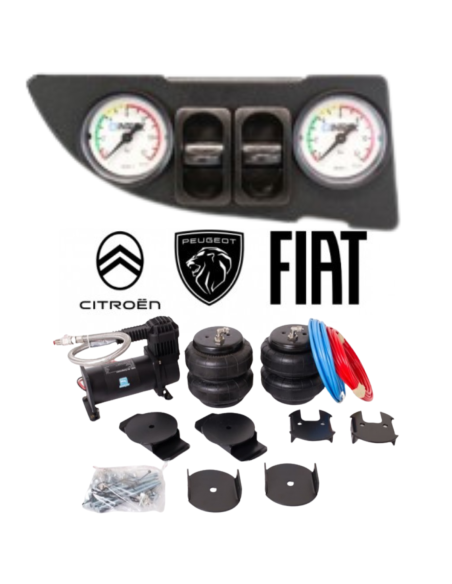ANTARION Kit de Suspensions Pneumatiques 8" Fiat / Citroën / Peugeot