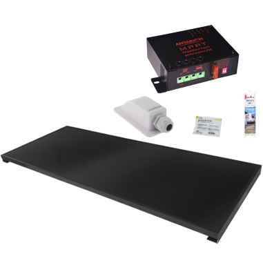 ANTARION Panneau solaire 220W + Régulateur MPPT 20A + Kit de pose