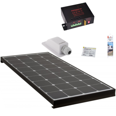 ANTARION Panneau solaire 260W + Régulateur MPPT + Kit de pose