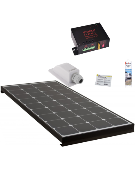 ANTARION Panneau solaire 260W + Régulateur MPPT + Kit de pose