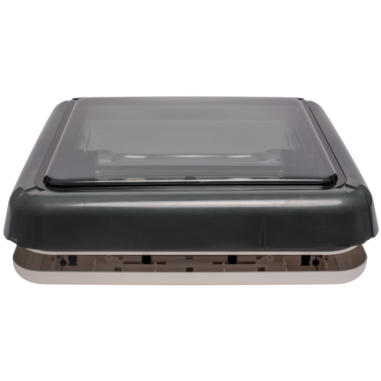 ANTARION Lanterneau Camping-car Gris 40x40cm Double Vitrage