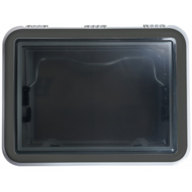 ANTARION Lanterneau Camping-car Gris 70X50cm Double Vitrage
