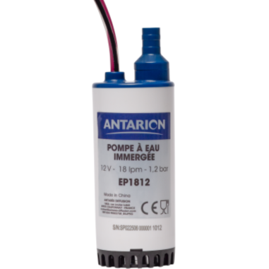 ANTARION Pompe immergée 18 L/min (1.2 bar) avec valve anti-retour