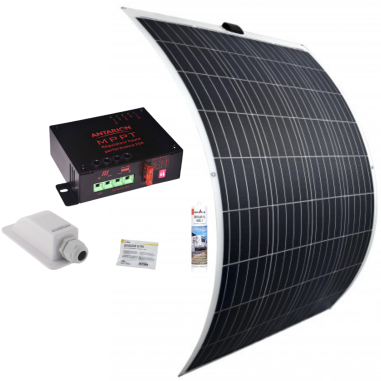 ANTARION KIT Panneau Souple 220W + Régulateur MPPT 20A + Câble 5m