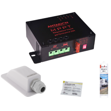 ANTARION KIT Panneau Souple 220W + Régulateur MPPT 20A + Câble 5m