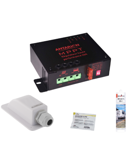 ANTARION KIT Panneau Souple 220W + Régulateur MPPT 20A + Câble 5m