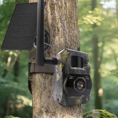 SEMAC Caméra de Chasse 4G Tuya Solaire 2K