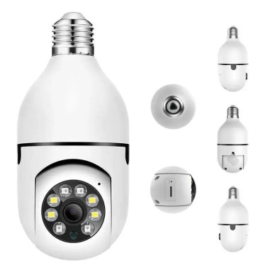 SEMAC Caméra UHD Ampoule E27 Motorisée TUYA Wi-Fi