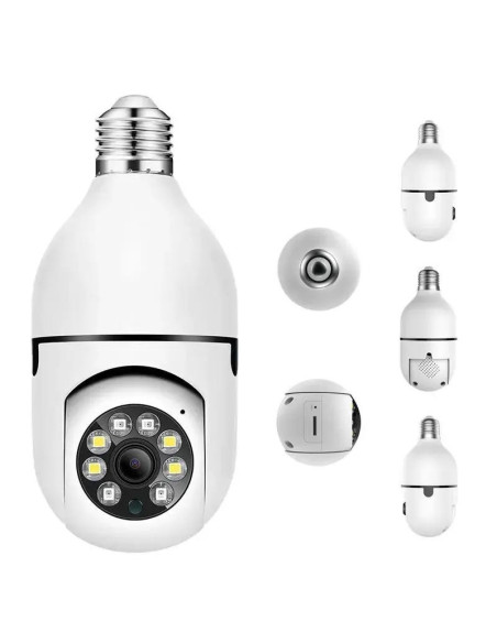 SEMAC Caméra UHD Ampoule E27 Motorisée TUYA Wi-Fi