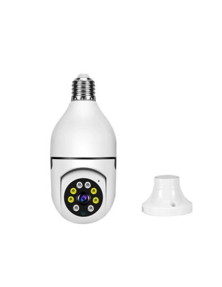 SEMAC Caméra UHD Ampoule E27 Motorisée TUYA Wi-Fi