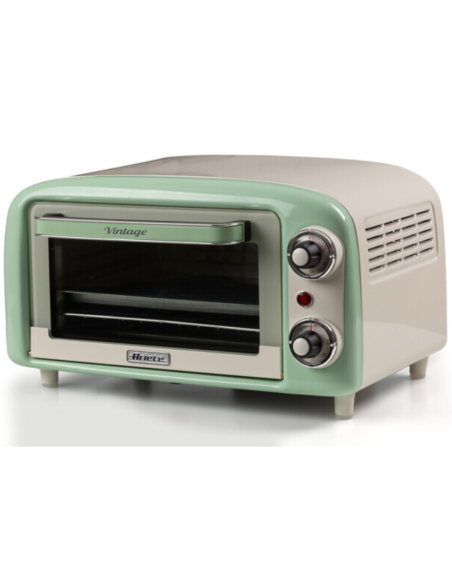 PACK ARIETE Rétro Mini-Four Vert 10L 800W  + Grille-pain 2 fentes 810W