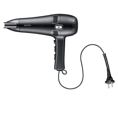 SÈCHE CHEVEUX  NOIR  2100 W  CORDON RETRACTABLE  DIFFUSEUR DE VOLUME