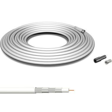 TELEVES Antenne rateau + Kit Alimentation + Amplifcateur + Câble 10m