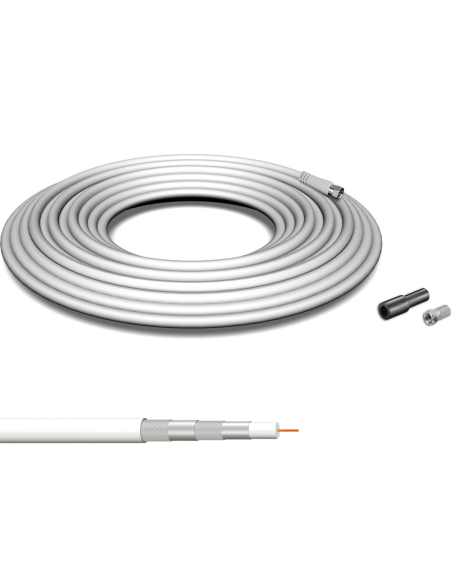 TELEVES Antenne rateau + Kit Alimentation + Amplifcateur + Câble 10m