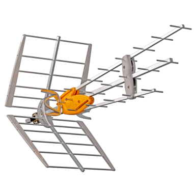 PACK TELEVES Antenne rateau + Kit Alimentation + Amplificateur de mat + Fixation murale en U + Mat 1m